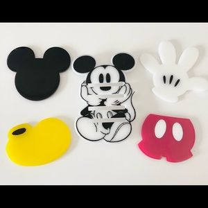 Mickey coaster set with holder